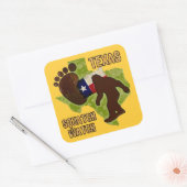 Sticker Carré Texas Squatch Watch (Enveloppe)