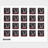 STICKER CARRÉ TEXAS TWISTER (Feuille)