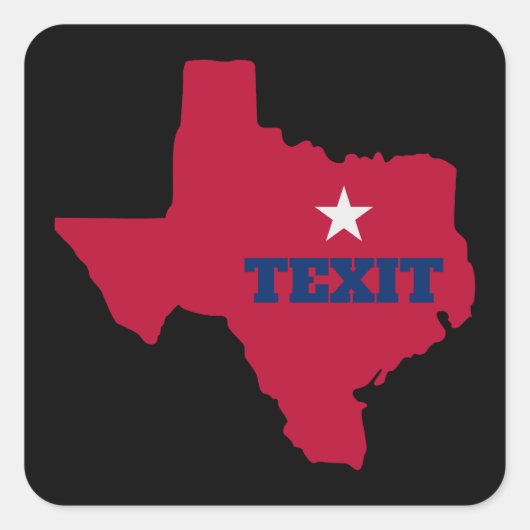 Sticker Carré Texit 2024 Texas (Devant)