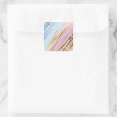 Sticker Carré Textured Pink Background (Sac)