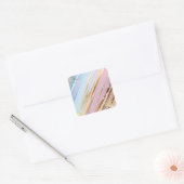 Sticker Carré Textured Pink Background (Enveloppe)