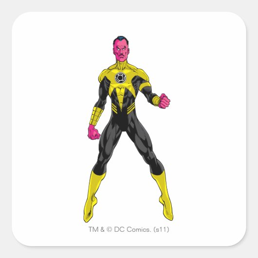 Sticker Carré Thaal Sinestro 4 (Devant)