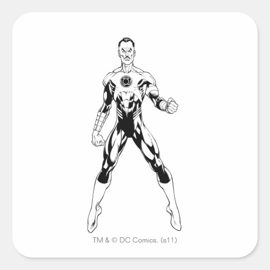 Sticker Carré Thaal Sinestro 6 (Devant)