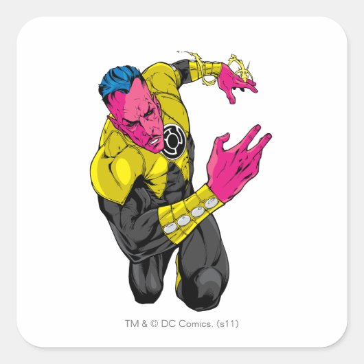 Sticker Carré Thaal Sinestro 7 (Devant)