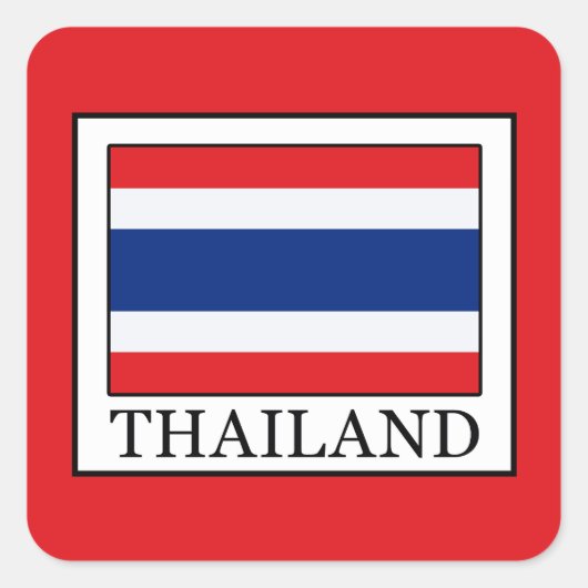 Sticker Carré Thaïlande (Devant)