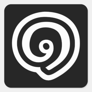 Sticker Carré Thailande Numéro 1 / Un / ๑ (Nueng) Langue thaïe