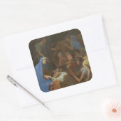 Sticker Carré The Adoration of the Shepherds cirque 1653 (Enveloppe)