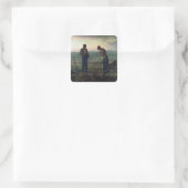 Sticker Carré The Angelus, 1857-59 (Sac)