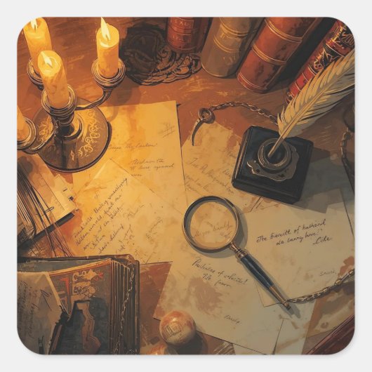 Sticker Carré The Archivist (Devant)