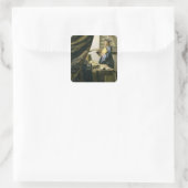 Sticker Carré The Artist's Studio, c.1665-6 (Sac)