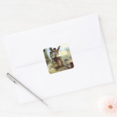 Sticker Carré The Banjo Lesson By Henry Ossawa Tanner (Enveloppe)