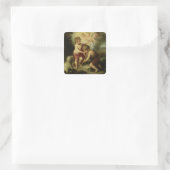 Sticker Carré The Boys with the Shell, c.1670 (Sac)