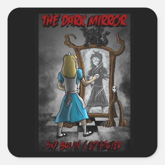 Sticker Carré The Dark Mirror Collector pin 1 (Devant)