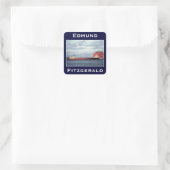 Sticker Carré The Edmund Fitzgerald (Sac)