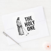 Sticker Carré The Holy One - Golfing Jesus (Enveloppe)