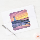 Sticker Carré The Light Keeper | Peggy's Cove (Enveloppe)