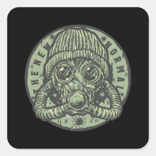 Sticker Carré The New Normal