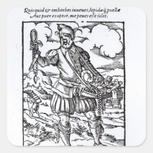 Sticker Carré The Pedlar, publié par Hartman Schopper