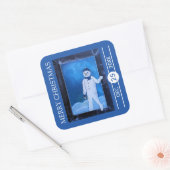 Sticker Carré The Snowman's Escape Christmas (Enveloppe)