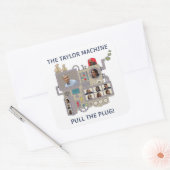 Sticker Carré The Taylor Machine (Enveloppe)