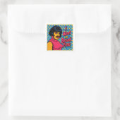 Sticker Carré Thème Pop Art Break Free (Sac)