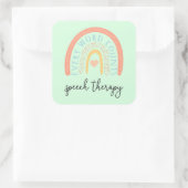 Sticker Carré Thérapie vocale II - Chaque mot compte (Sac)