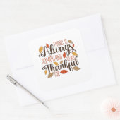 Sticker Carré There is always something to be thankful for (Enveloppe)