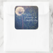 Sticker Carré There Is Beauty In Simcity (Sac)