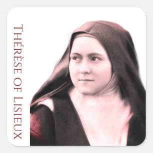Sticker Carré Thérèse de Lisieux (c. 1890)