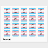 Sticker Carré They Their Theirs (Feuille)