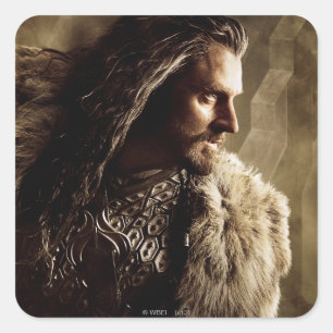 Sticker Carré THORIN OAKENSHIELD™ Poster de caractères 1