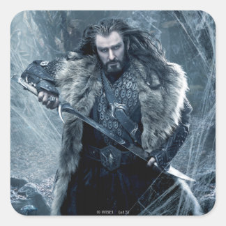 Sticker Carré THORIN OAKENSHIELD™ Poster de caractères 3