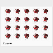 Sticker Carré Thorn, le Dragon Rouge (Feuille)