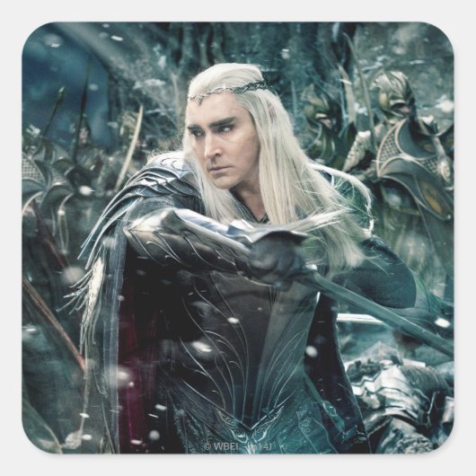 Sticker Carré Thranduil À La Bataille (Devant)