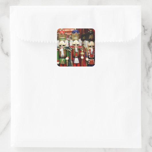 Sticker Carré Three Wise Crackers - Nutcracker Soldiers (Sac)
