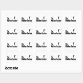Sticker Carré Thug (Feuille)