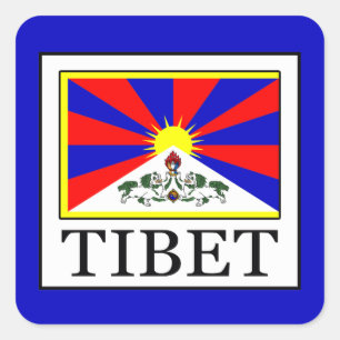 Sticker Carré Tibet