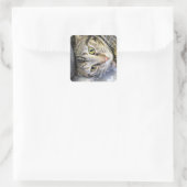 Sticker Carré Tigre (Sac)