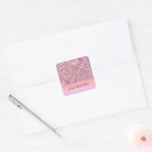Sticker Carré Tigre léopard tendance (Enveloppe)