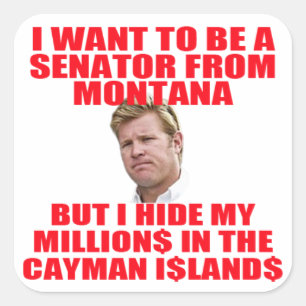 Sticker Carré Tim cache ses millions aux îles Caïmans