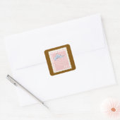 Sticker Carré Timbre - (Enveloppe)