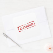 Sticker Carré Timbre classifié (Enveloppe)