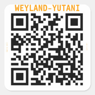 Sticker Carré Timbre fiscal du Yutani de Weyland