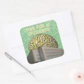 Sticker Carré Time For AI Dividends (Enveloppe)