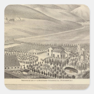 Sticker Carré Tinctorial, propriétés de Hupers