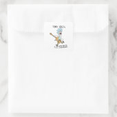 Sticker Carré Tiny Rick Classic (Sac)