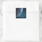 Sticker Carré Tir pour la lune (Sac)
