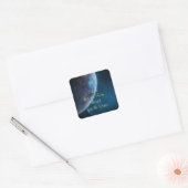 Sticker Carré Tir pour la lune (Enveloppe)