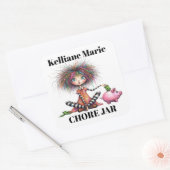 Sticker Carré Tirelire (Enveloppe)