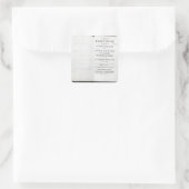 Sticker Carré Titre à 'Une modeste proposition' (Sac)